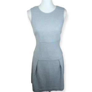 ANN TAYLOR BLUE WOOL DRESS SZ.10P EUC